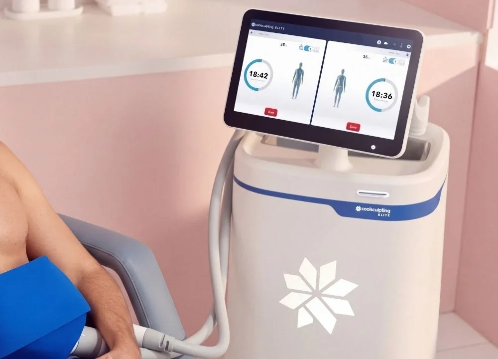 zonas de aplicación del Coolsculpting Elite